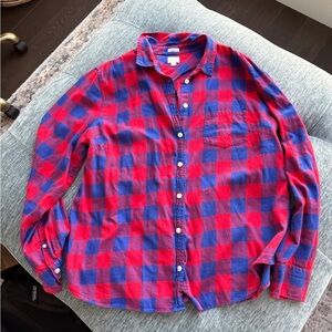 J Crew Lightweight Soft Button Down in “Boy Fit”